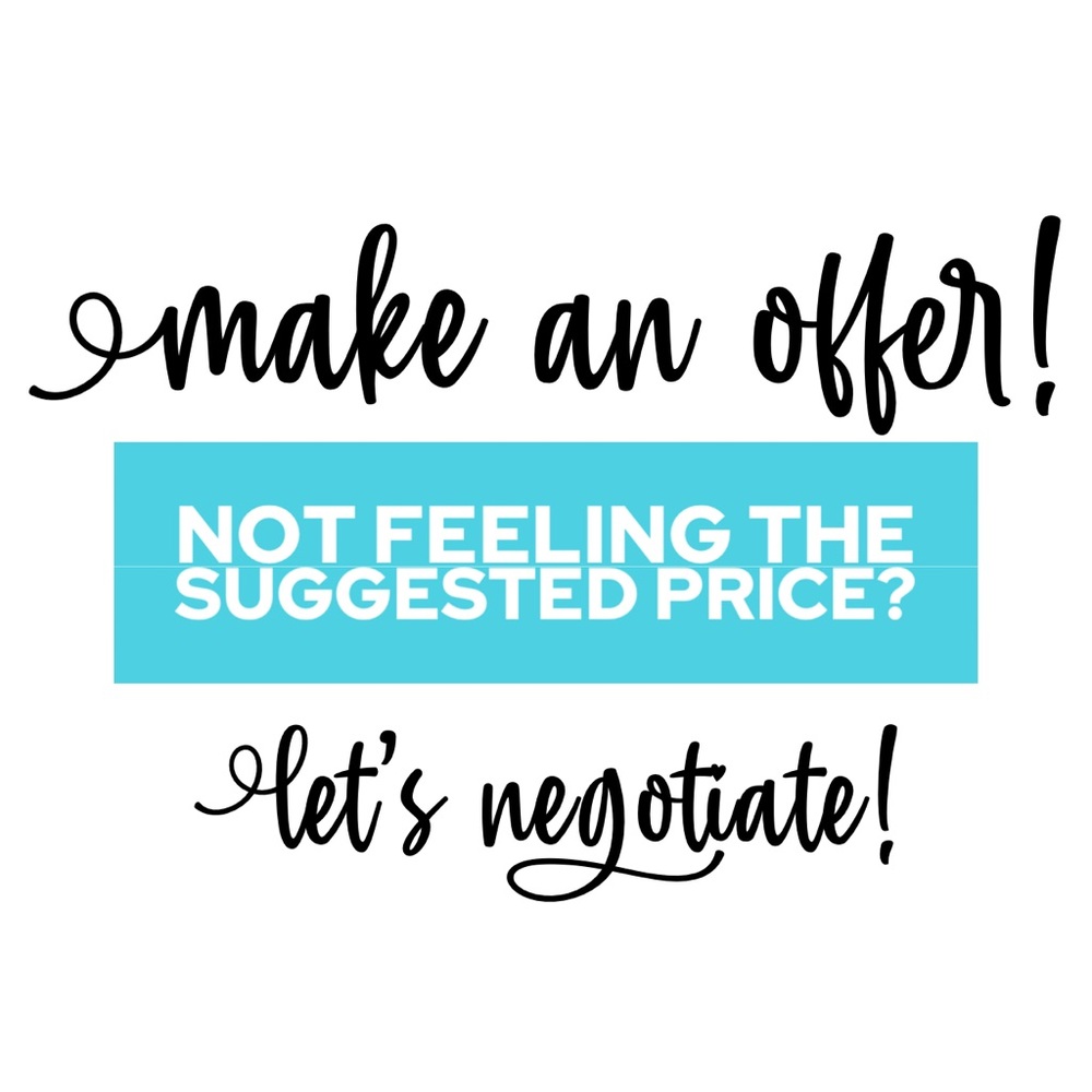 ✨ Make an offer! ✨ || Not feeling the suggested price? Let’s negotiate!
